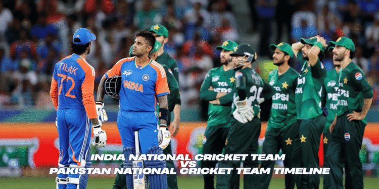 India National Cricket Team vs Pakistan National Cricket Team Timeline