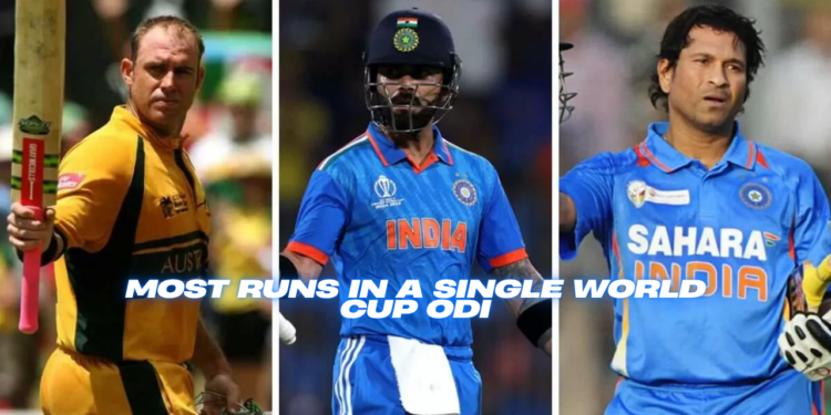 Most Runs in a Single World Cup ODI