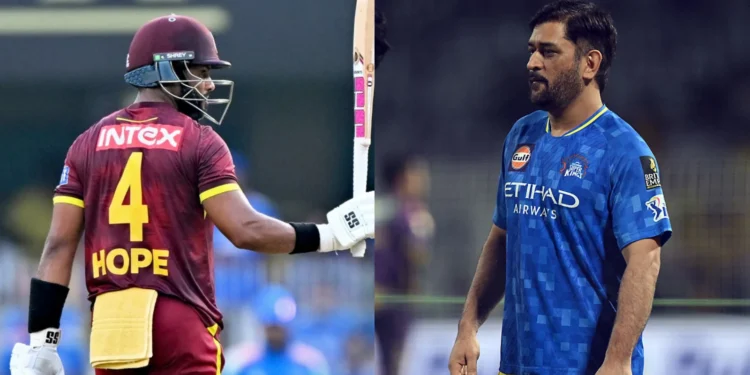 Shai Hope Reveals Valuable Advice He Received from MS Dhoni